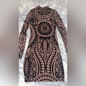 Sheer Tight Mini Dress